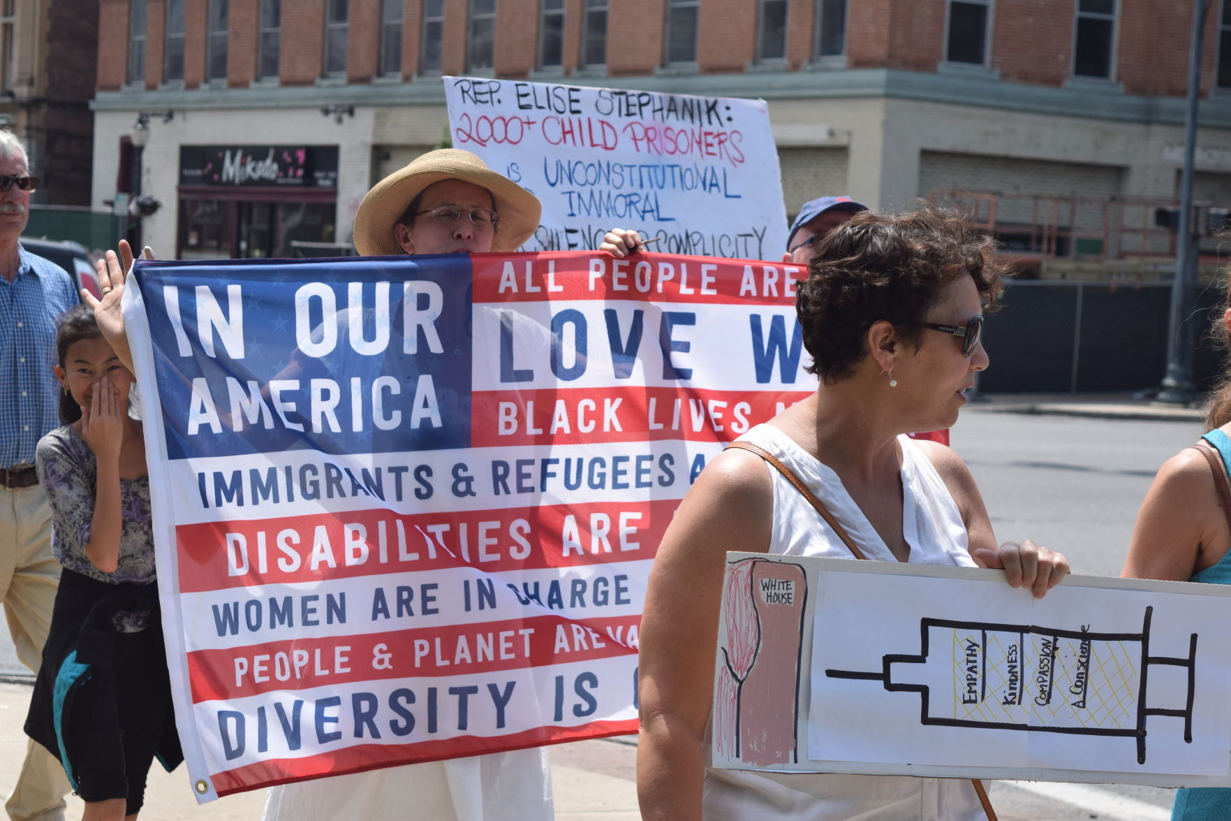 Protesting separation